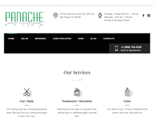 Tablet Screenshot of panachesalon.com